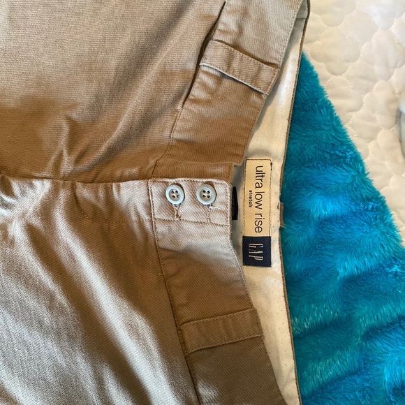 Gap Ultra Low Rise Khaki Stretch Pants - Picture 5 of 6